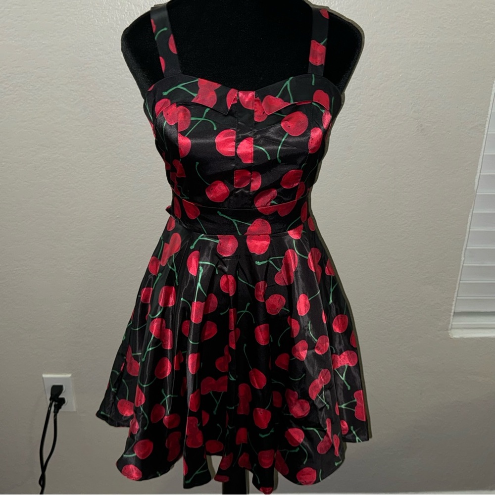 Bundle of two cherry pinup dresses